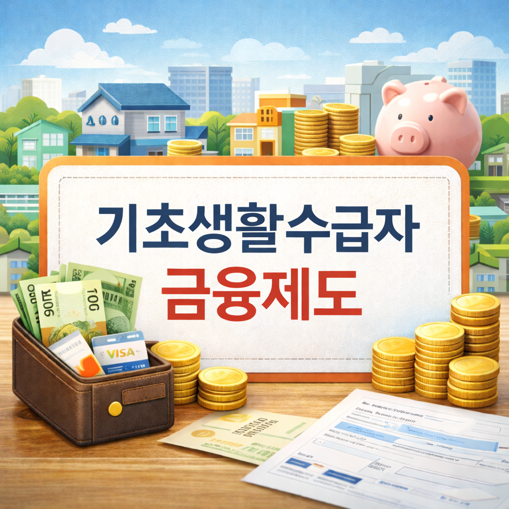 기초 생활 수급자 금융제도 혜택 총정리