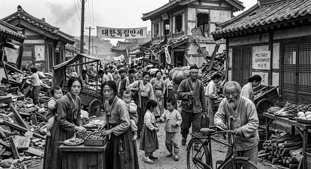 최정희 강물은 또 몇 천리 독후감 해방 직후 혼란스러운 시대 상황 속에서 꿋꿋하게 삶의 터전을 지키는 군상들 묘사