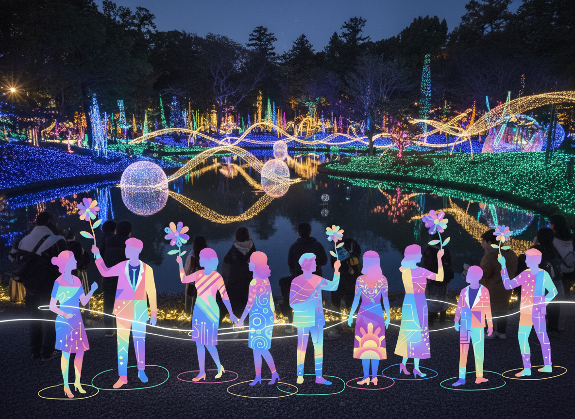 2026 오사카 야간 전시 팀랩 보태니컬 보타니컬 가든 티켓 예약 위치 시간