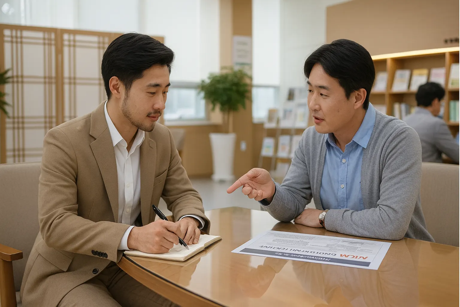 부산 긴급복지 상담 장면