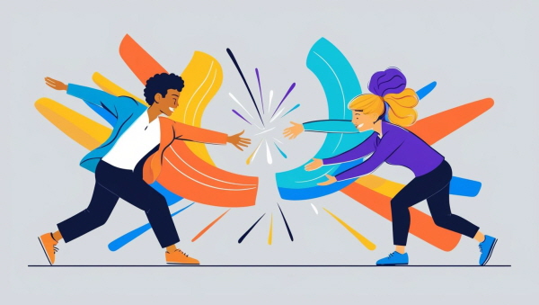 오해가 이해로 바뀌는 순간에 관한 그림