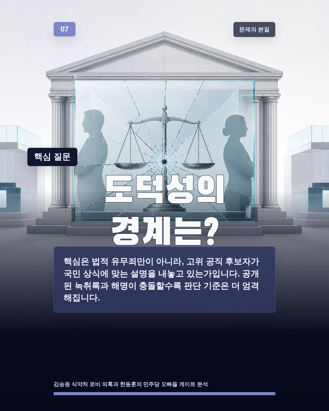 도덕성의 경계는?