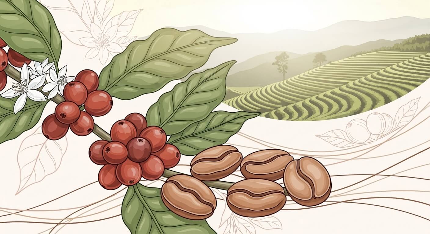 아라비카 - 부드러운 산미와 풍부한 향