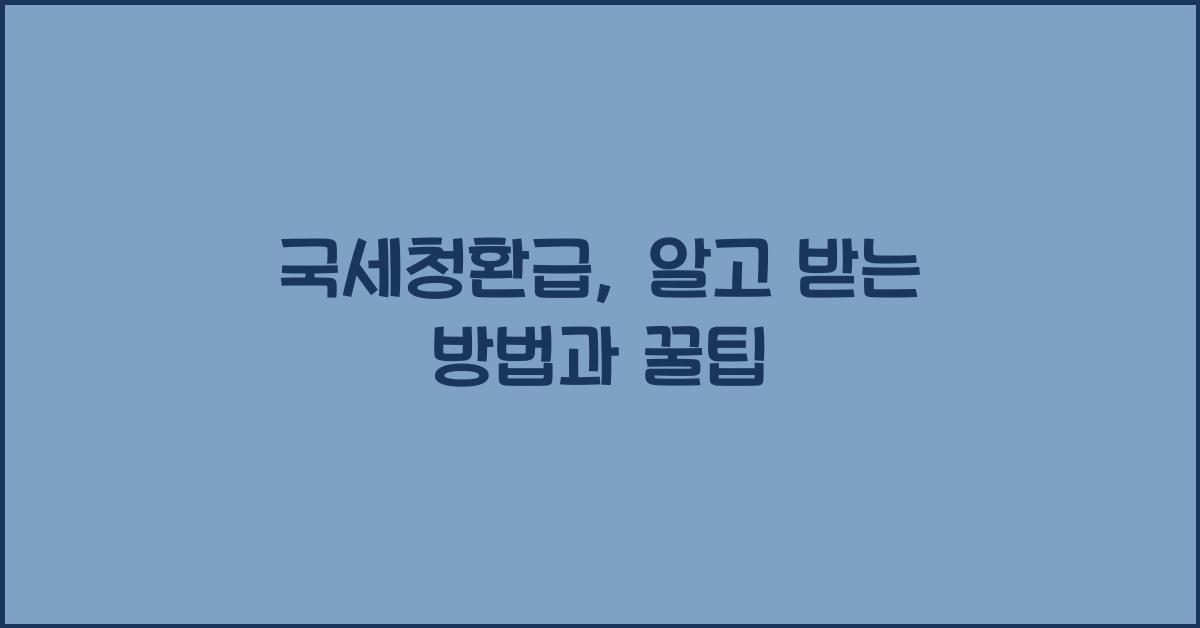 국세청환급