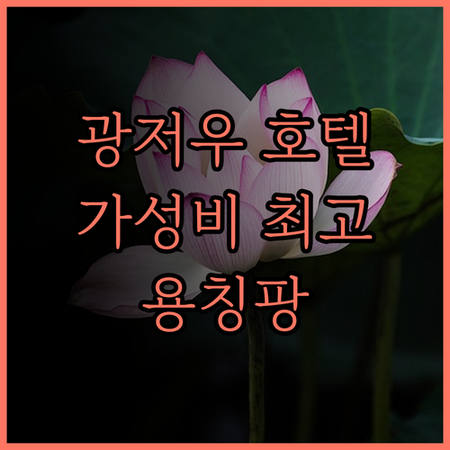 광저우 希岸Deluxe 호텔.. 시관