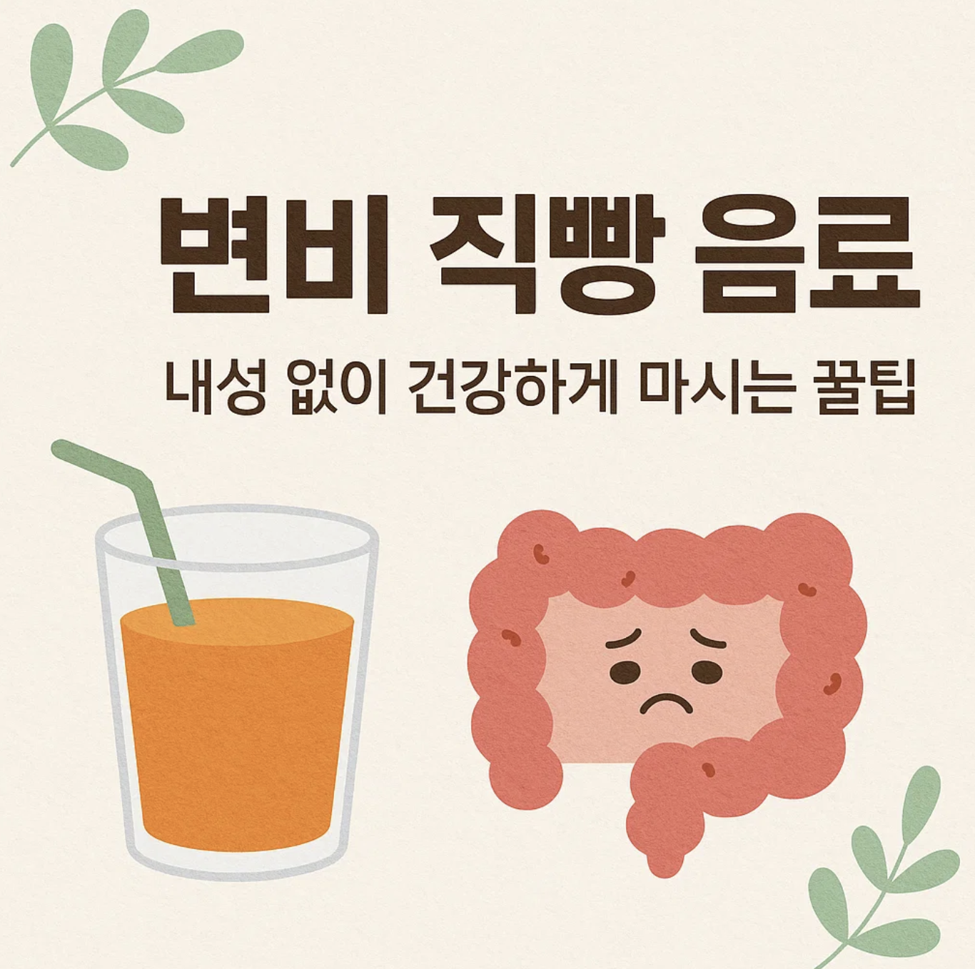 변비 직빵 음료, 내성 없이 건강하게 마시는 꿀팁