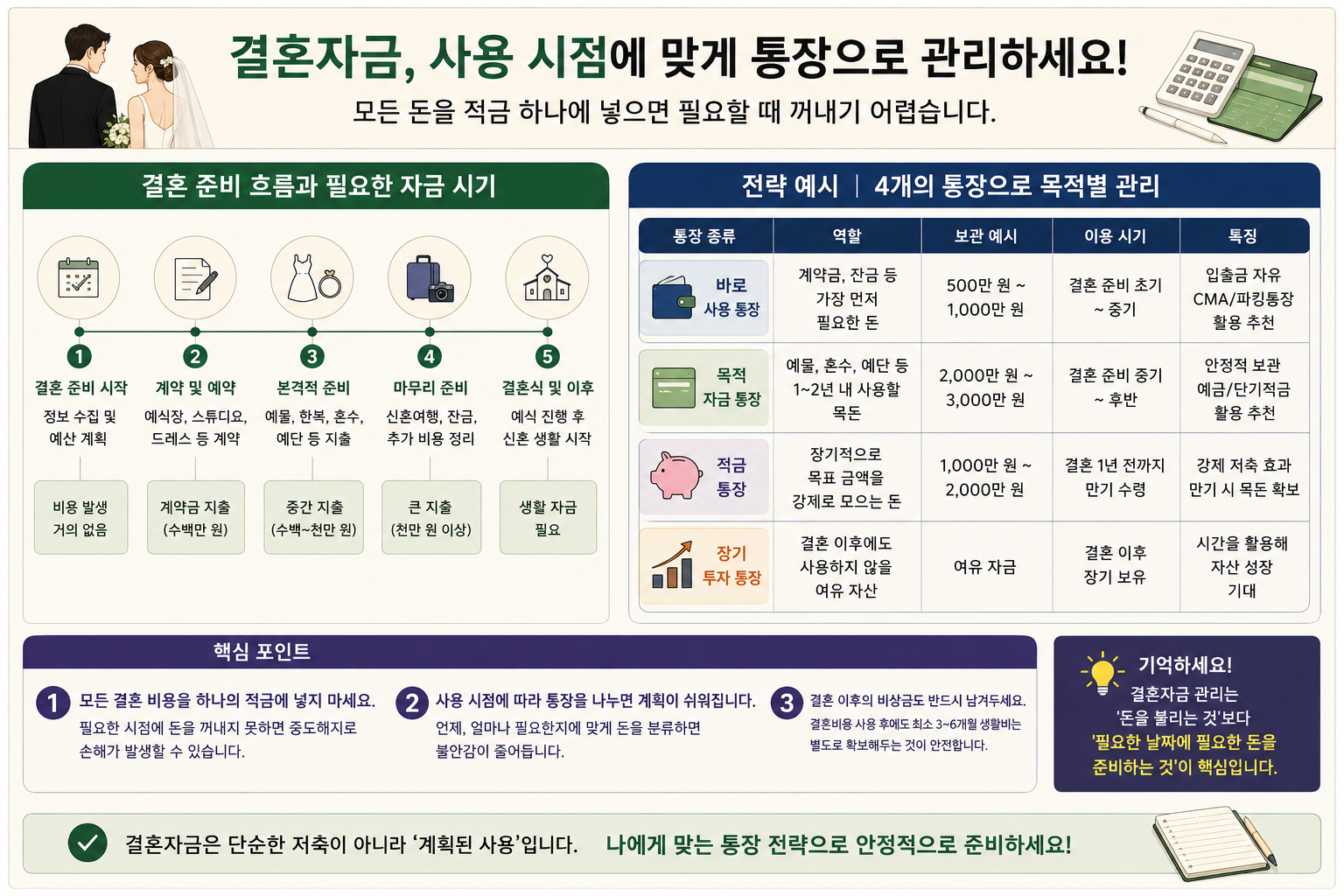 결혼자금 사용시점 전략