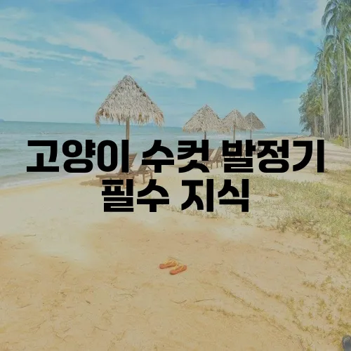 고양이 수컷 발정기 필수 지식, 확실히 알아두세요!