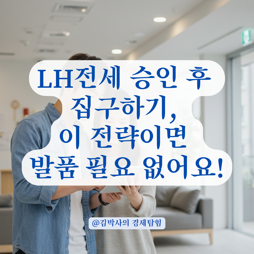 LH전세자금대출 승인 후, 발품 없이 집 구하는 현실적인 전략