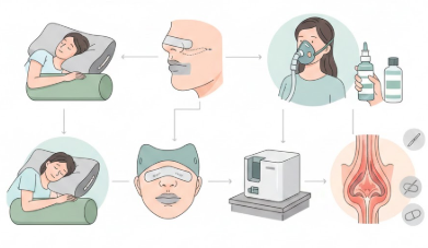 코골이 멈추는 방법 이미지