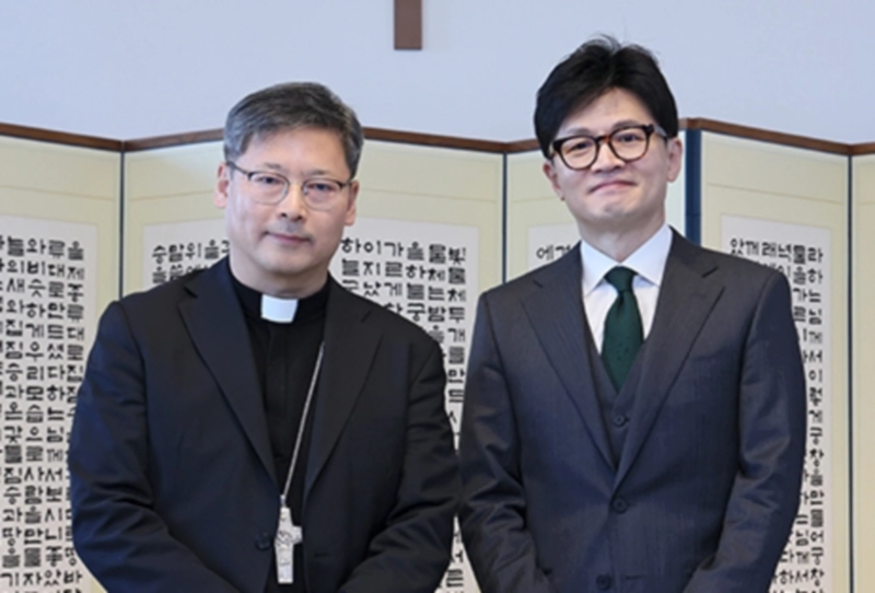 한동훈 정순택 대주교 예방 방문 이유