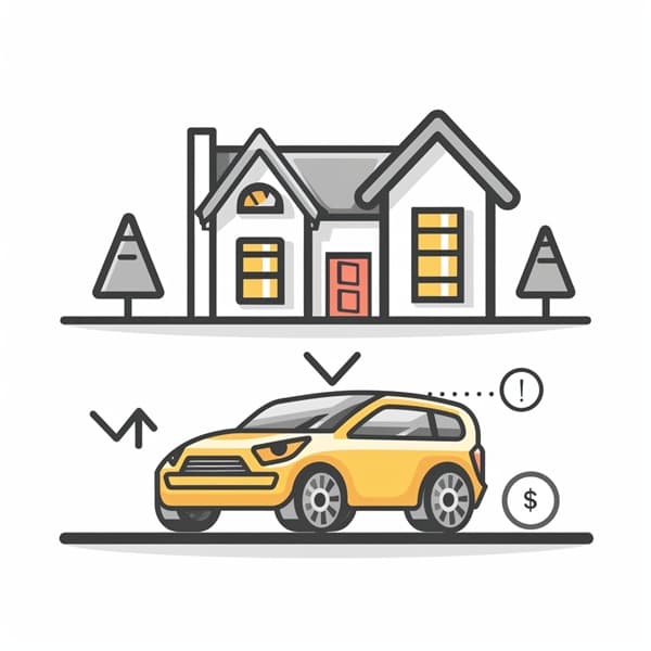 실물 자산 임대를 통한 수익 구조를 보여주는 그래픽