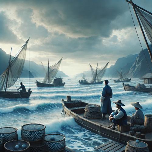 황폐한 경상도 어촌 마을