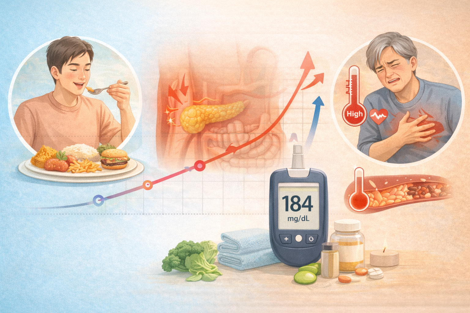 혈당 관련 이미지