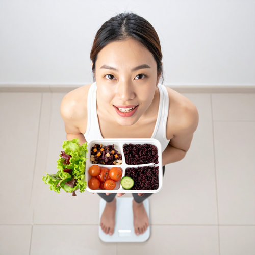 한 끼 섭취량 100g(반 공기) 이하 권장