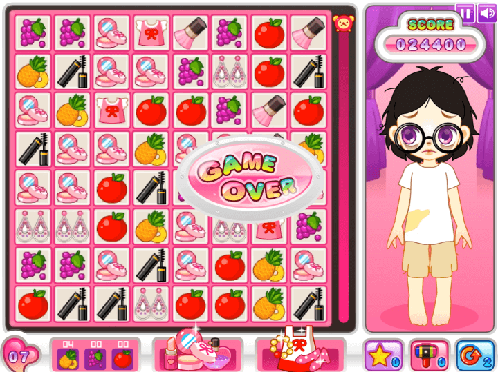 쥬디의-뷰티-스타일-변신-플래시게임-종료-화면