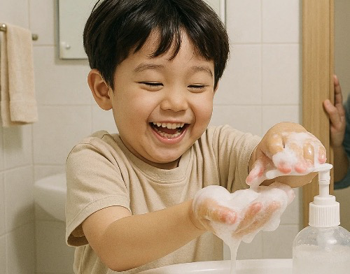 Overflowing Hand Sanitizer Fun