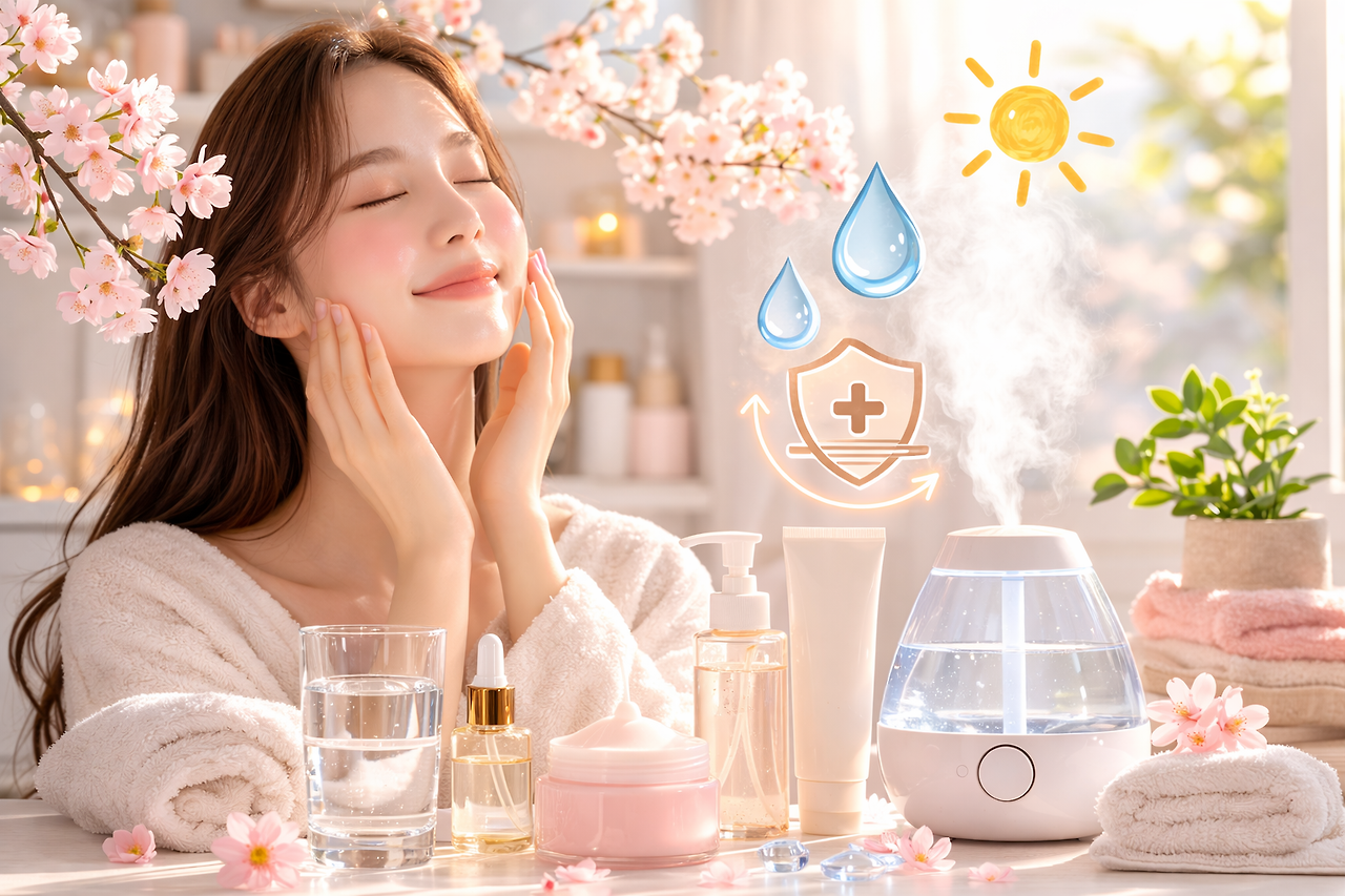 봄철 피부 장벽 강화와 건조증 해결을 위한 전문적인 피부 관리 가이드 메인 이미지