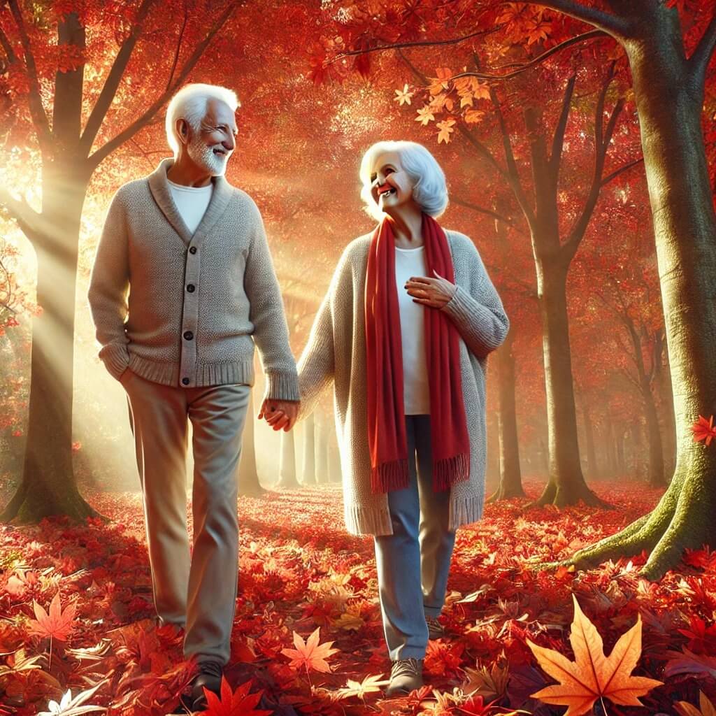 낙엽을-즐기는-사람들