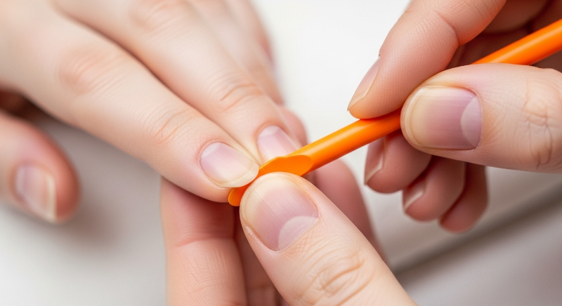 큐티클 관리 (과도한 제거 금지)