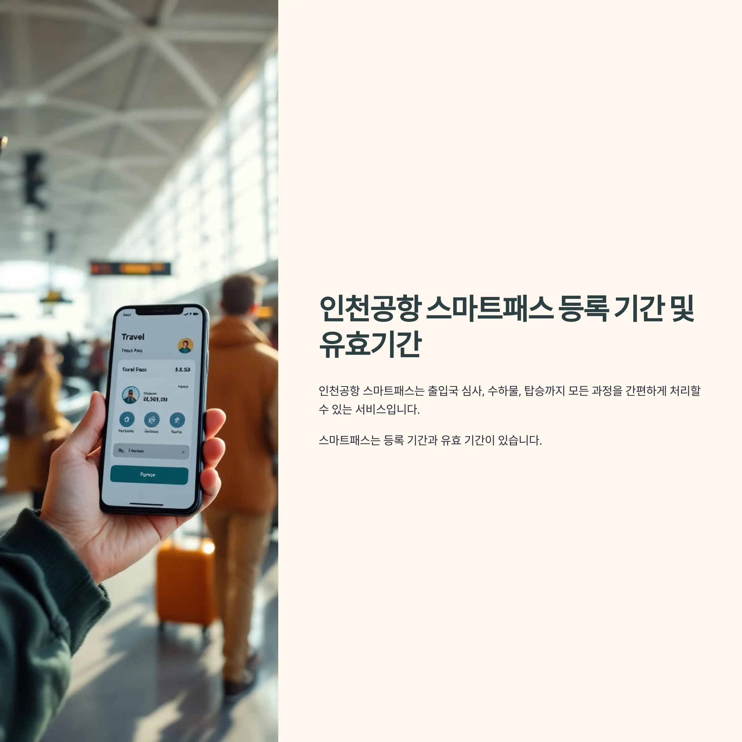 인천공항 스마트패스 주의사항