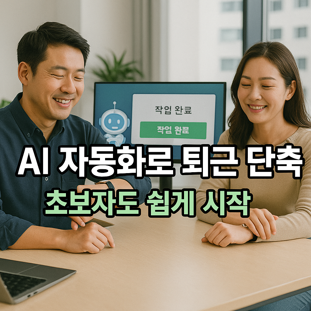 AI 자동화로 퇴근 단축