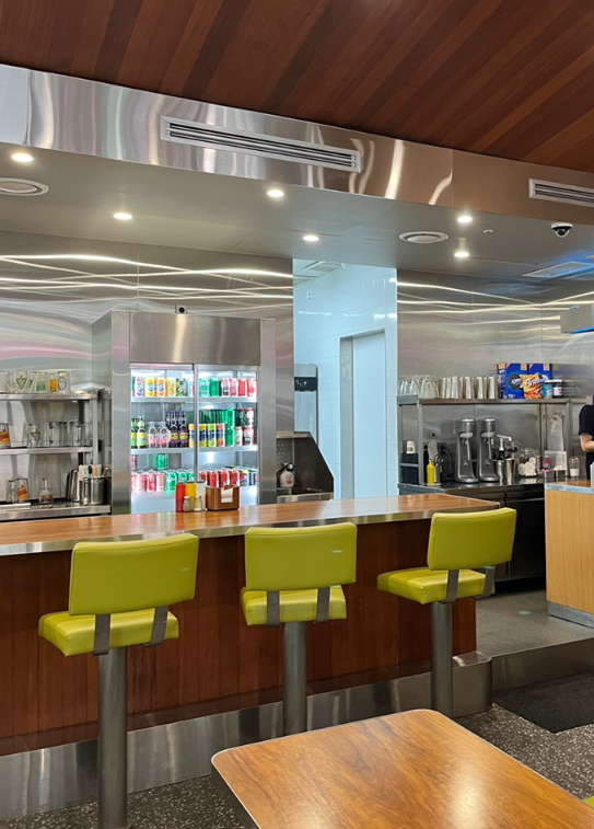 브루클린 더 버거 조인트 바 좌석