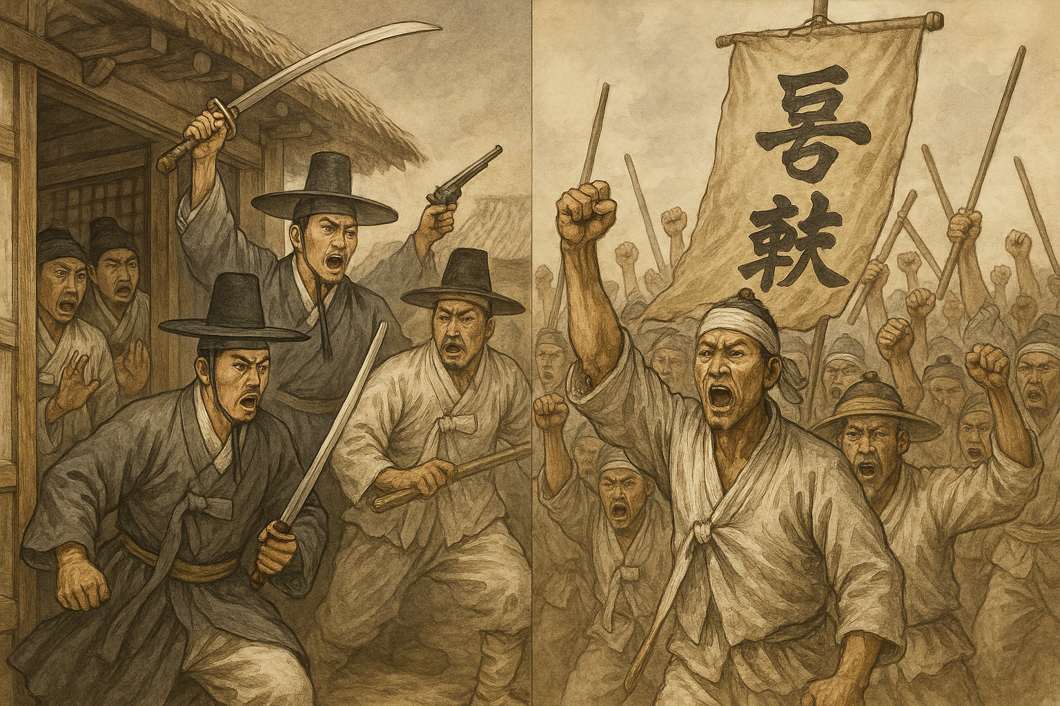 조선의 변혁을 향한 외침 – 갑신정변과 동학농민운동, 그리고 갑오개혁