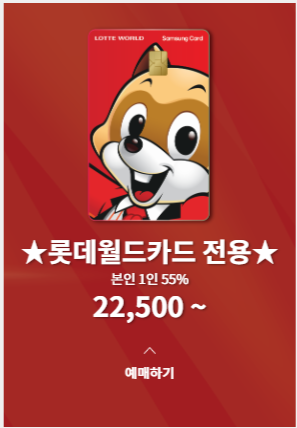 롯데월드 매직패스 당일 구매