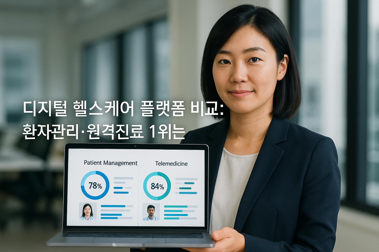 디지털 헬스케어 플랫폼 비교: 환자관리&middot;원격진료 1위는? 관련 이미지