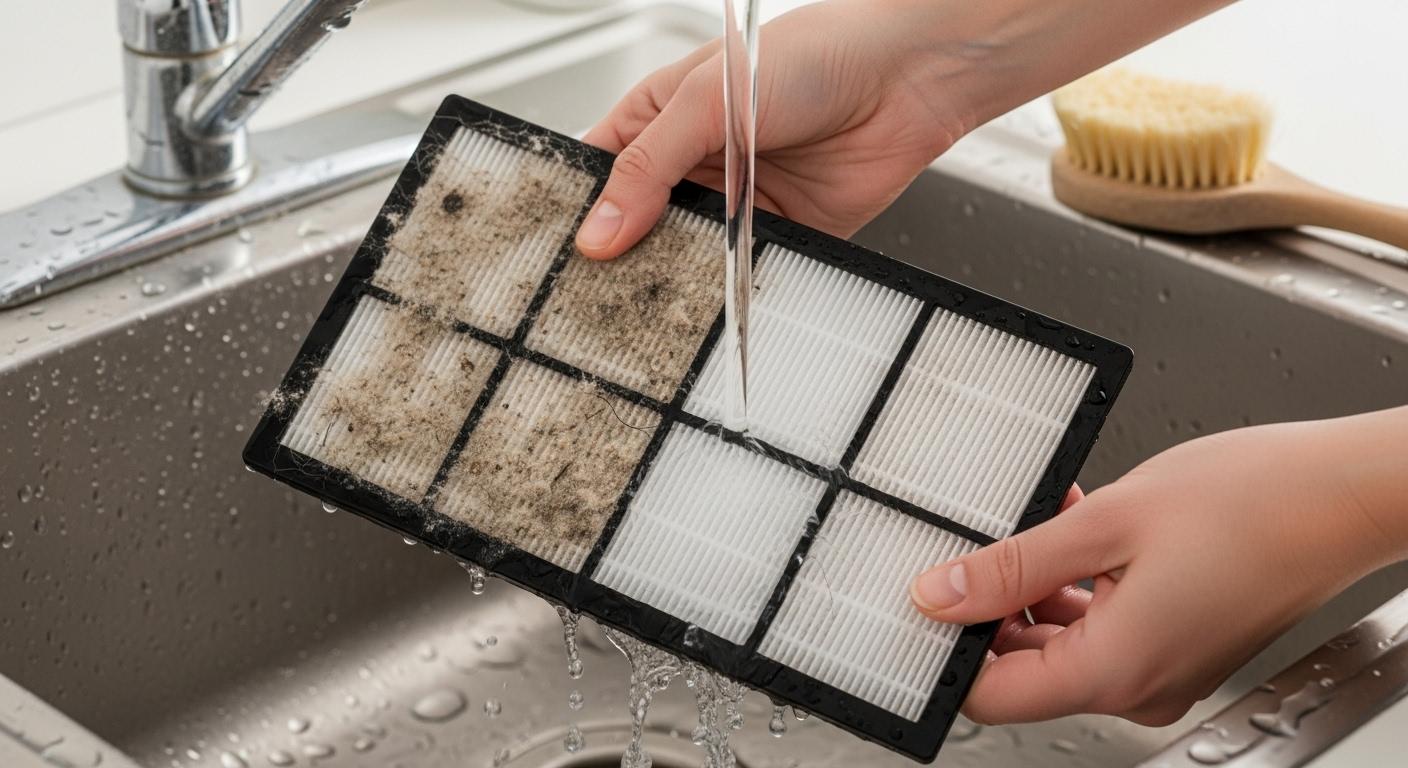 제습기 필터 청소