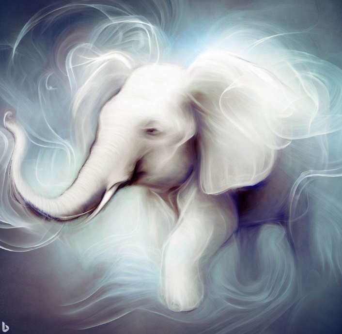 White Elephant (made by Bing)