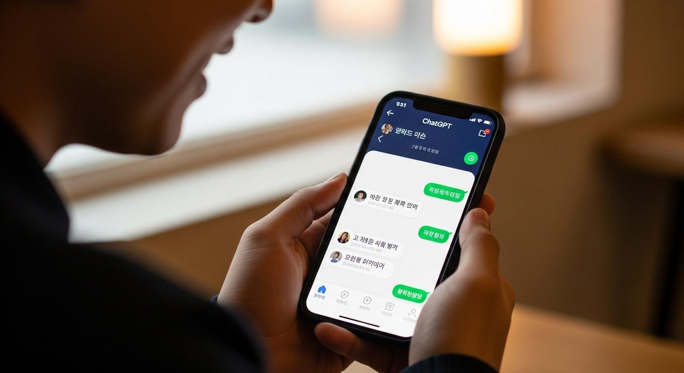 챗지피티 한글로 대답