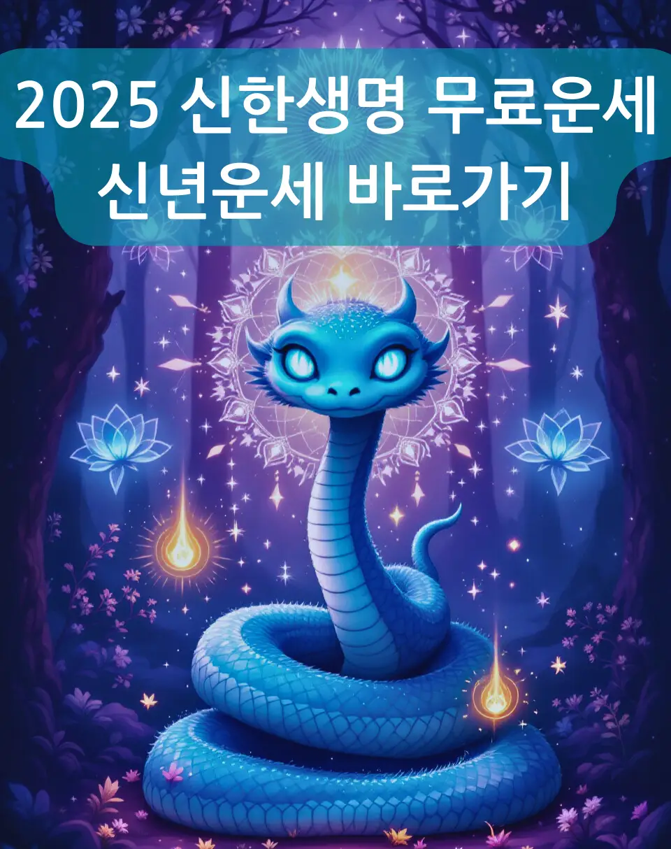 2025 신한생명 무료운세 신년운세 바로가기