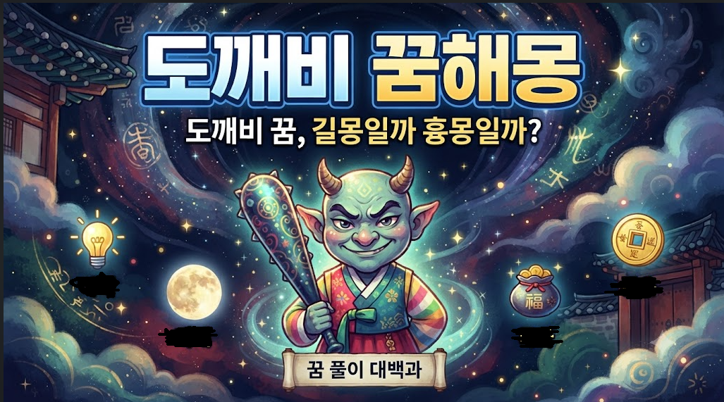 도깨비 꿈 해몽 총정리｜도깨비가 나오는 꿈부터 쫓기는 꿈&middot;싸우는 꿈&middot;도깨비방망이 꿈까지