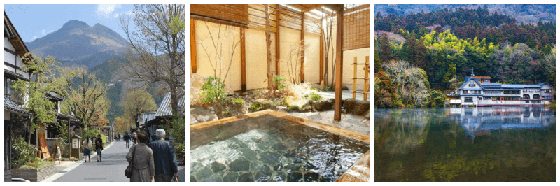 유후인 온천마을, 유후인 료칸, 긴린코 호수 사진