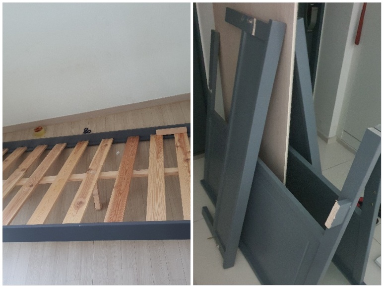 침대-버릴-때에는-스티커-사서-붙여야해요.