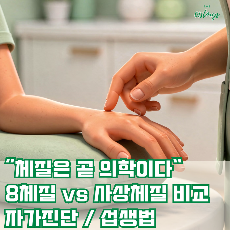 8체질-사상체질-비교-자가진단-섭생법