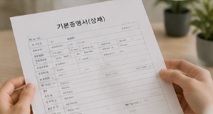 발급 전 확인사항