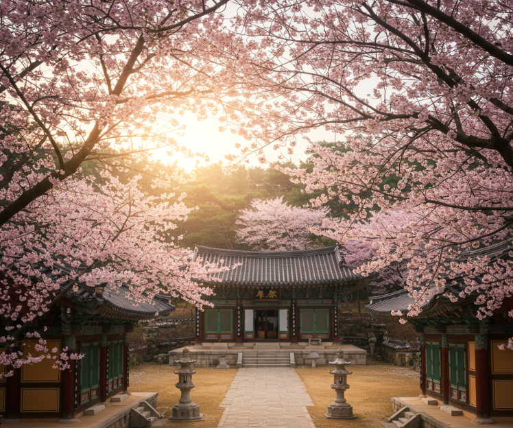 여주 신륵사 벚꽃사진
