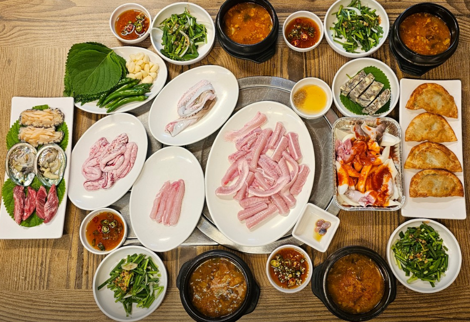 높은집종가산꼼장어 음식