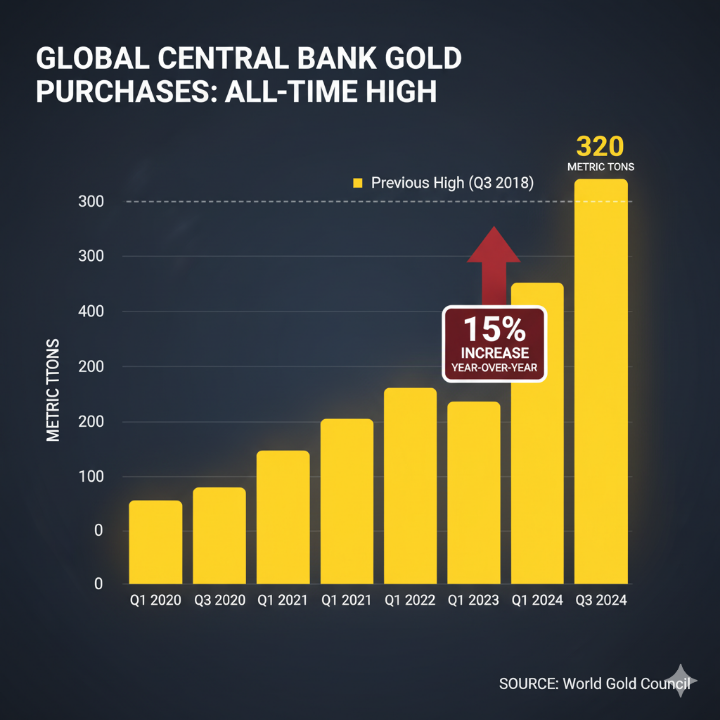 중앙은행 금 매입량 그래프