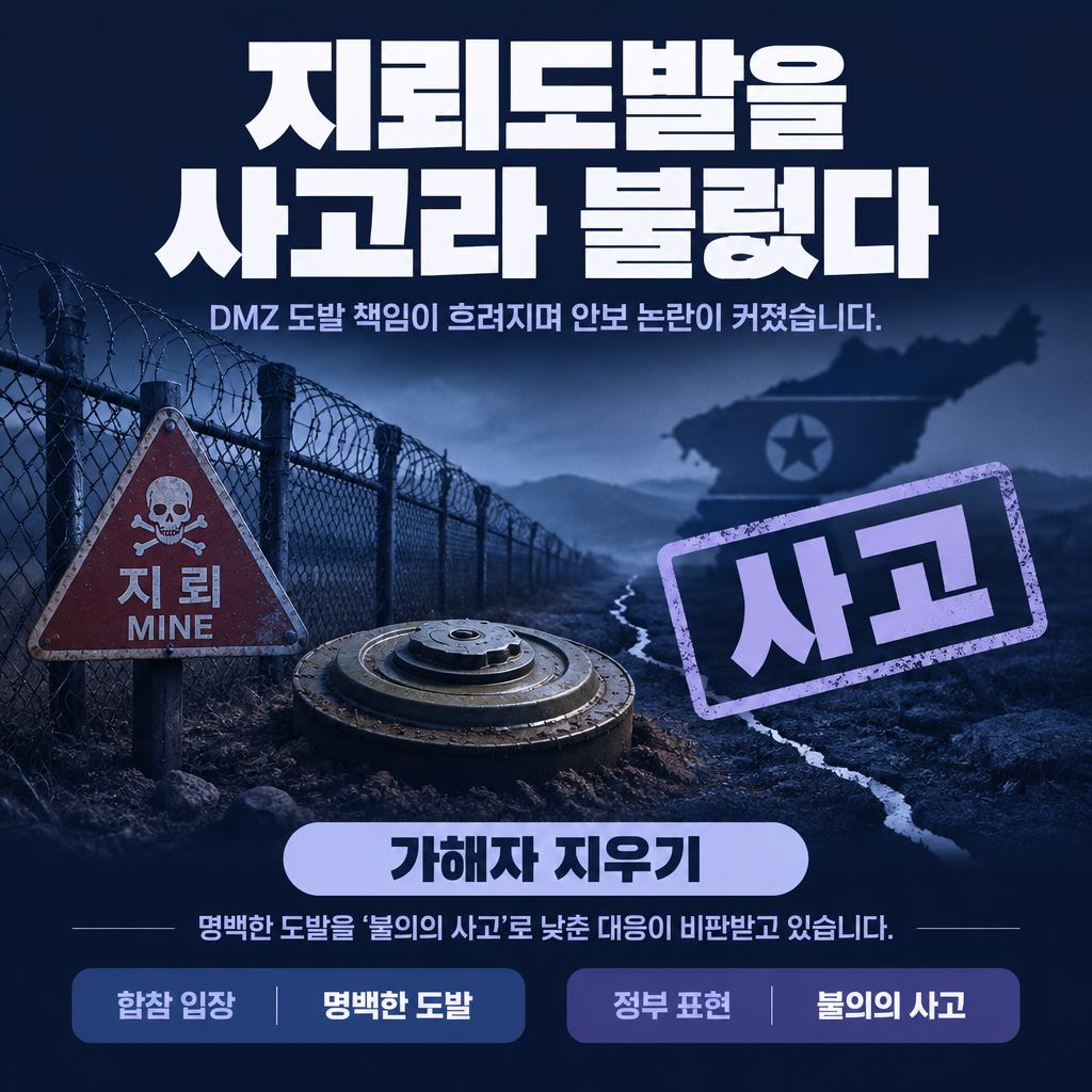 지뢰도발을 사고라 불렀다