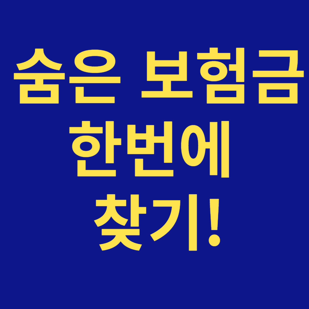 내보험찾아줌