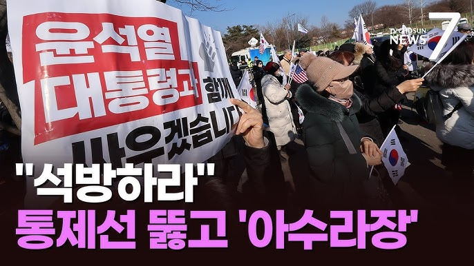 윤석열대통령 지지자 서부지법 난입