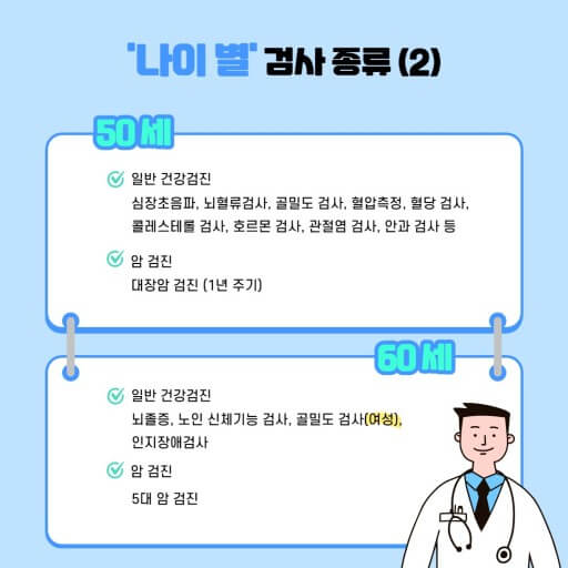 나이별 건강검진