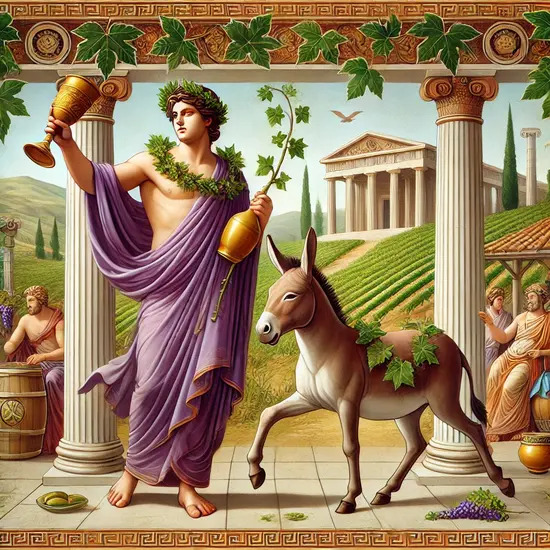 태양신 라와 디오니소스의 상징, 당나귀- 신성과 노동의 이중성