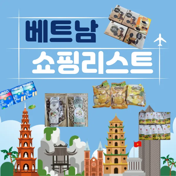 베트남 쇼핑리스트