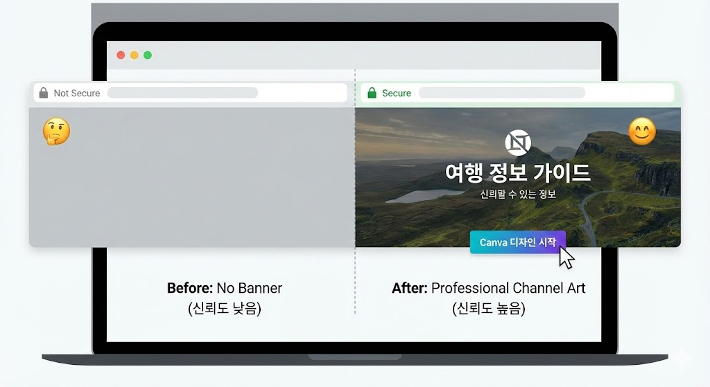 블로그 채널 아트 제작: 방문자에게 신뢰를 주는 대문 디자인 가이드 (무료)
