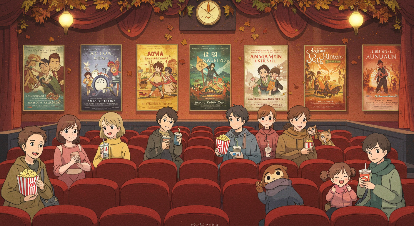 가을 시즌 신작 영화로 붐비는 극장 풍경 썸네일